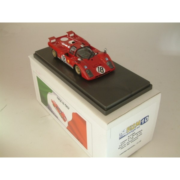 Ferrari 512 M CH 1024 1000 Km Austria 1971 Ecurie Fracorchamps  #18 Pam / M. Casoni - Built 1:43